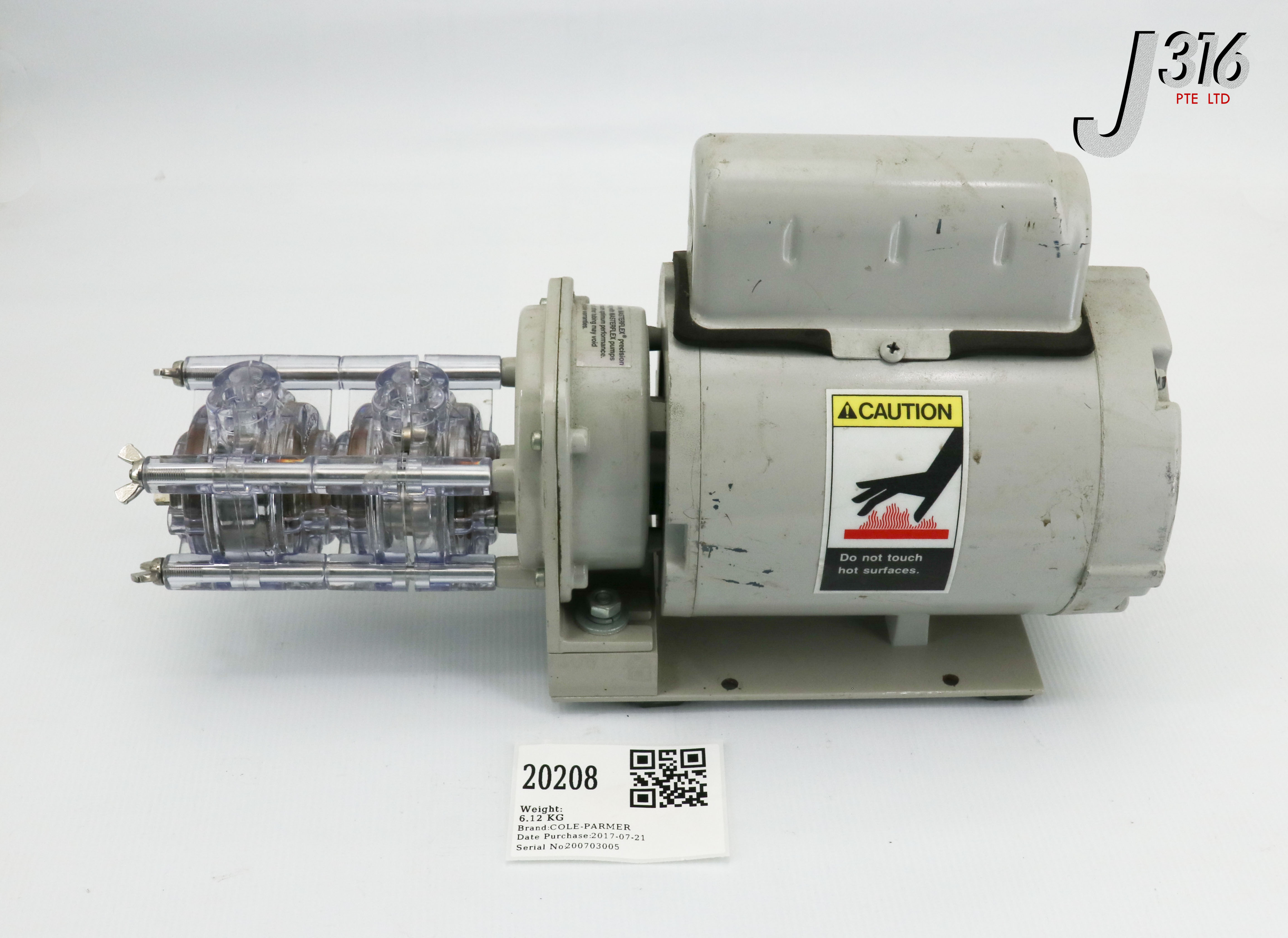 オーダー 20208 COLE-PARMER MASTERFLEX PERISTALTIC PUMP W/ 2X 7531-00 | eBay
